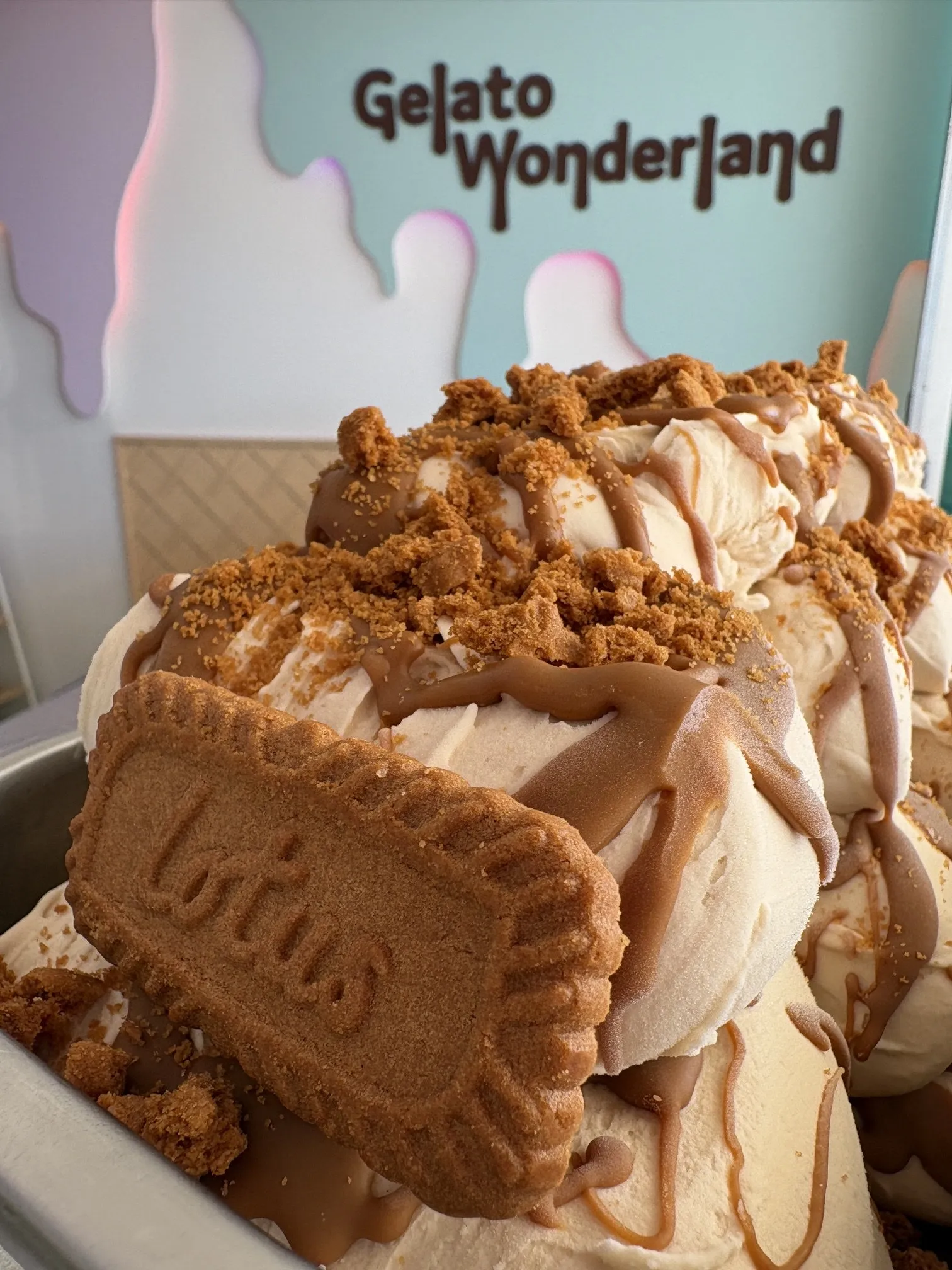 Golden Crunch β Biscoff at Gelato Wonderland