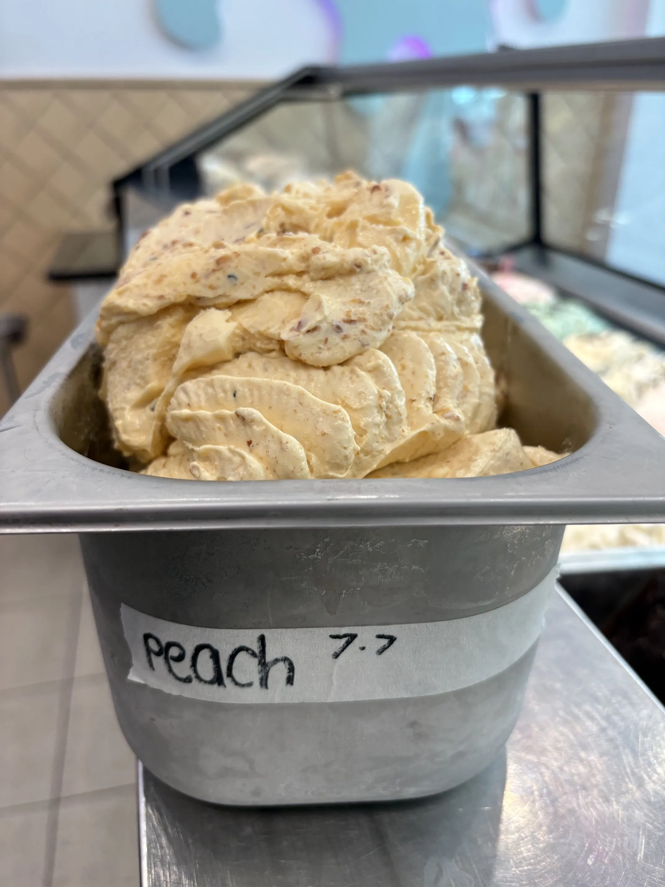 Peach — Peach Sorbet at Gelato Wonderland