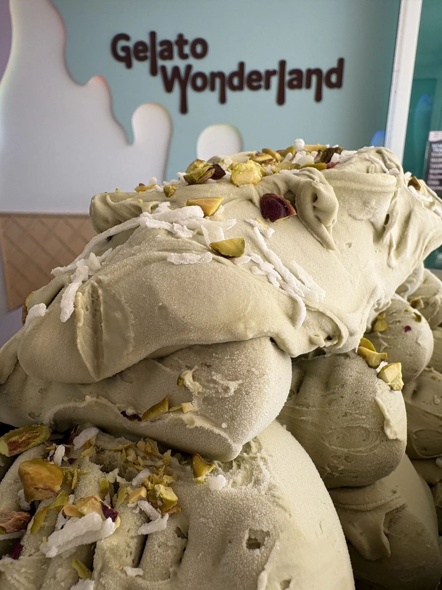 The Green Queen's Delight — Pistachio at Gelato Wonderland