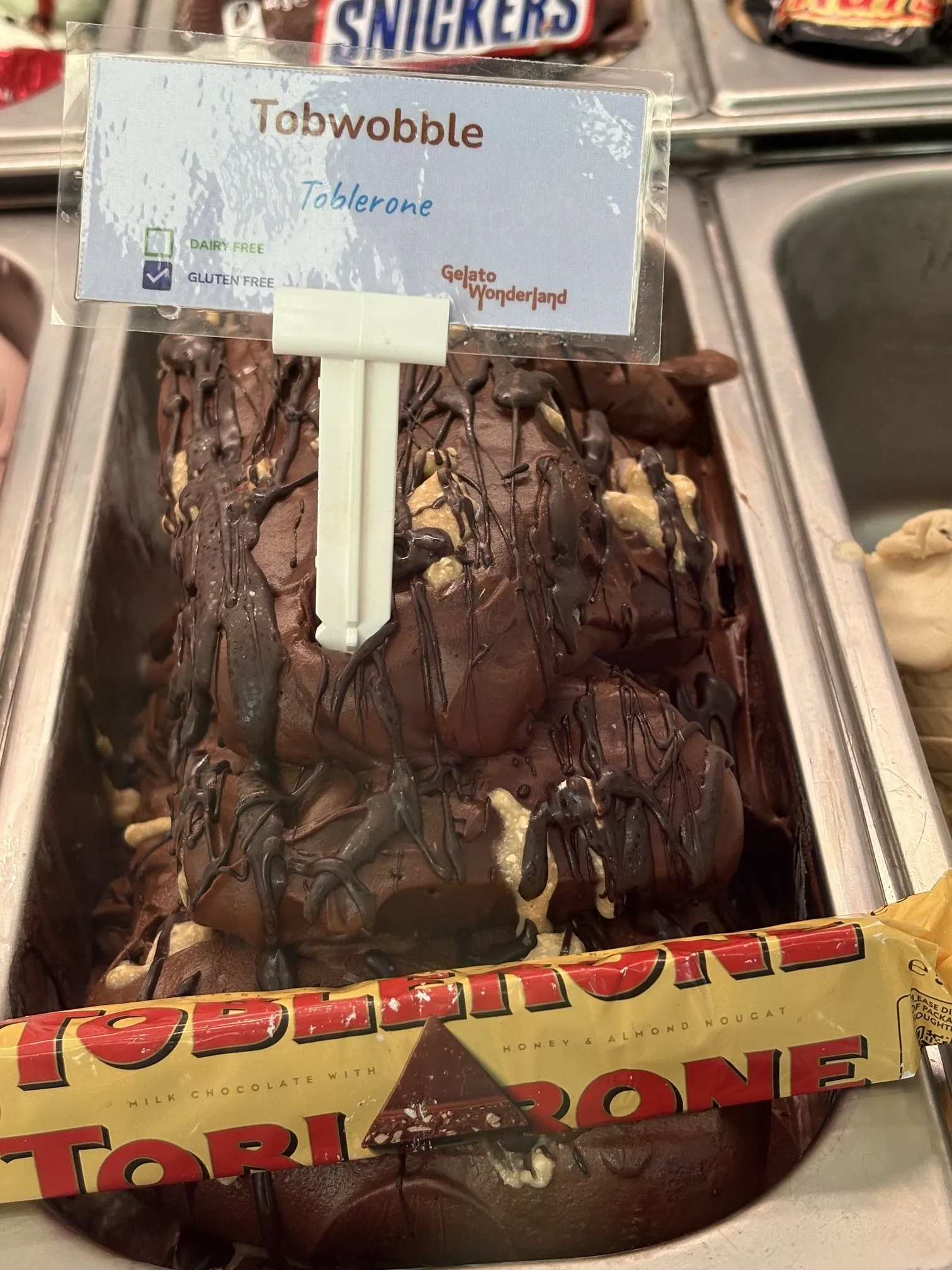 Toblerone — Toblerone at Gelato Wonderland